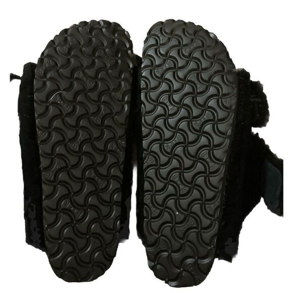 Birkenstock Arizona Big Buckle Narrow Shearling Sandal Women's size 41/10 Black - Picture 7 of 7